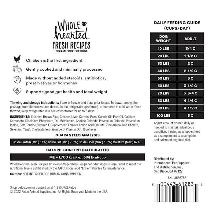Frozen Chicken Recipe Dog Food k7m