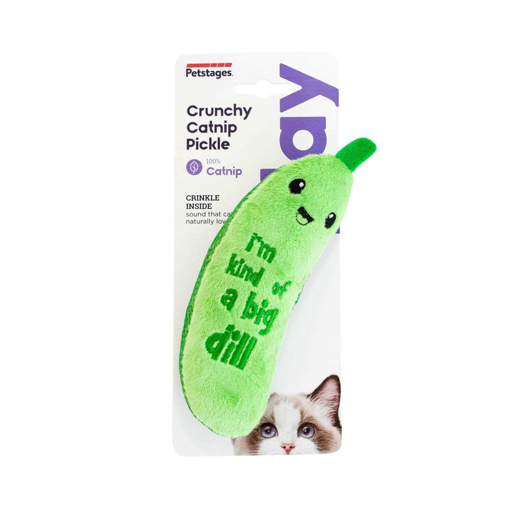Crunchy Pickle Kicker Catnip Cat Toy a7