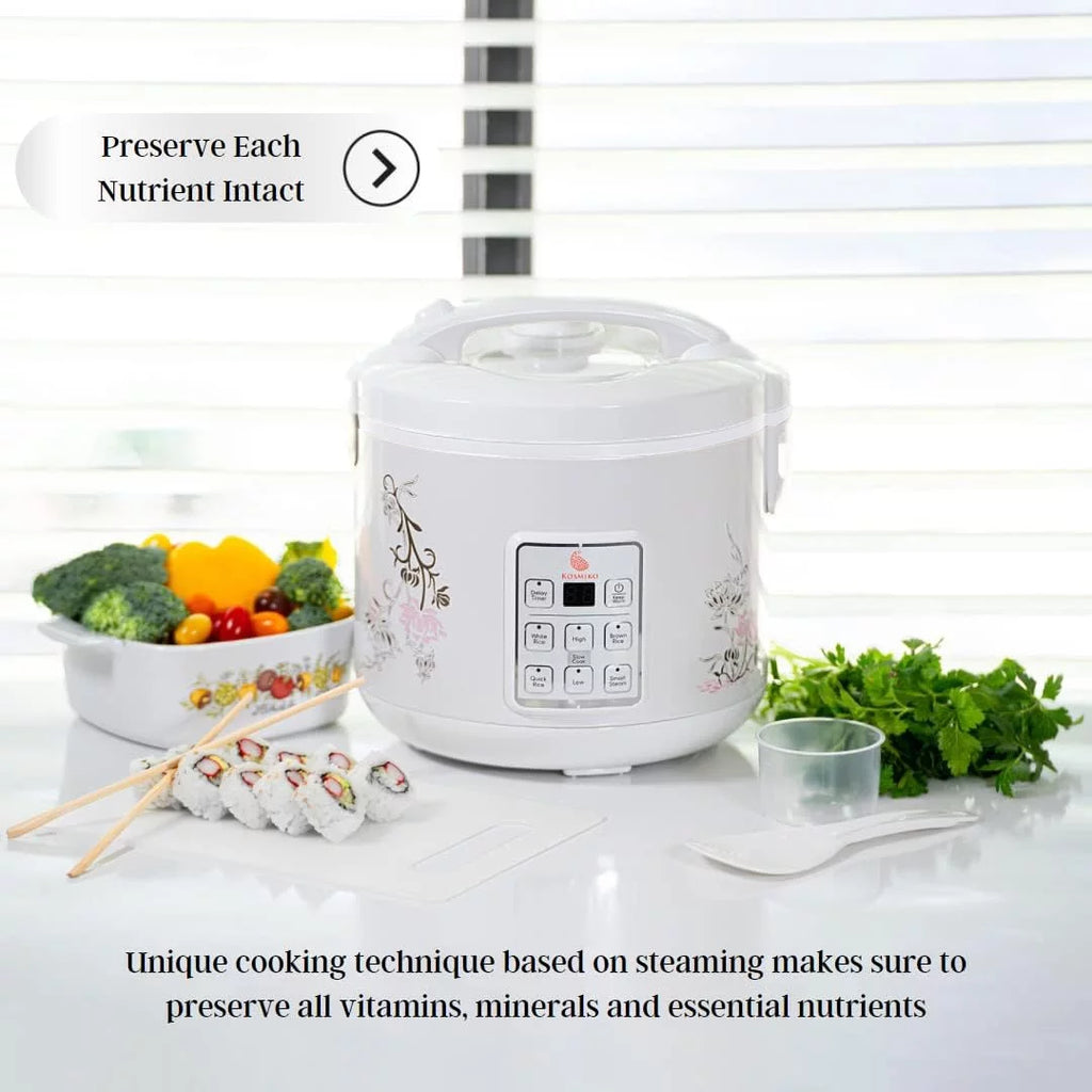 Rice Cooker Vegetable Steamer 20 Cup Digital Programmable a7