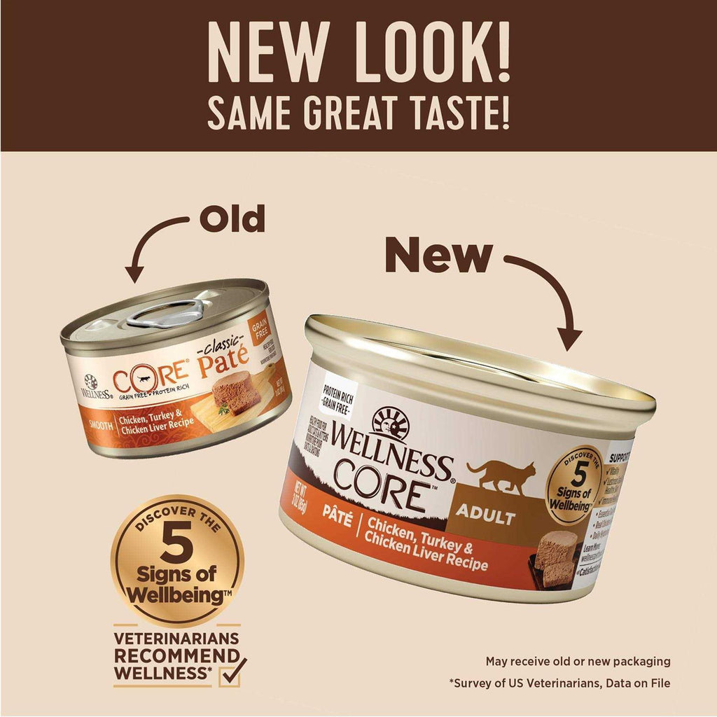 Grain-Free Chicken Turkey & Liver Pate Canned Cat Food k7