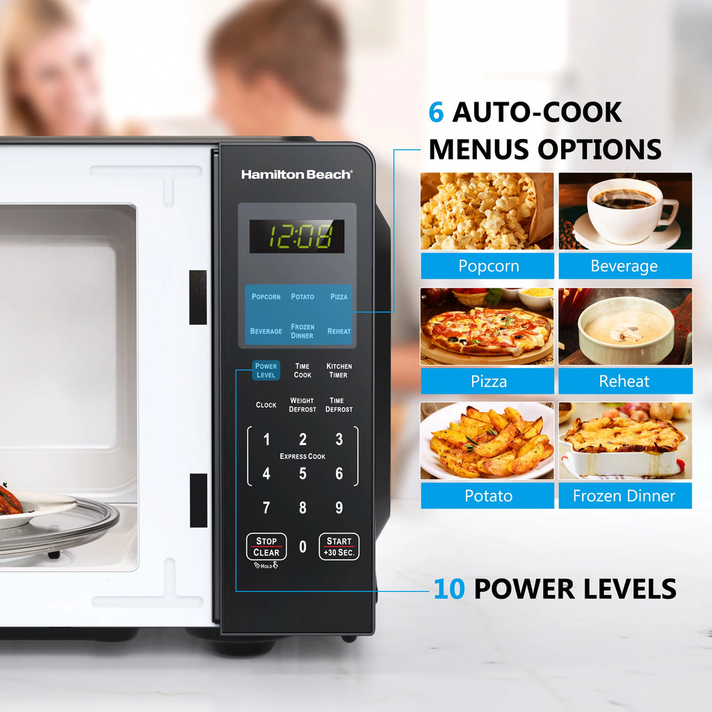Stainless Steel Countertop Microwave Oven, 0.9 Cu Ft k7