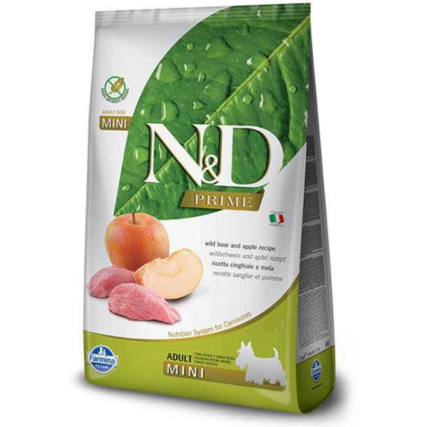Dry Dog Food Boar & Apple Adult Mini a7