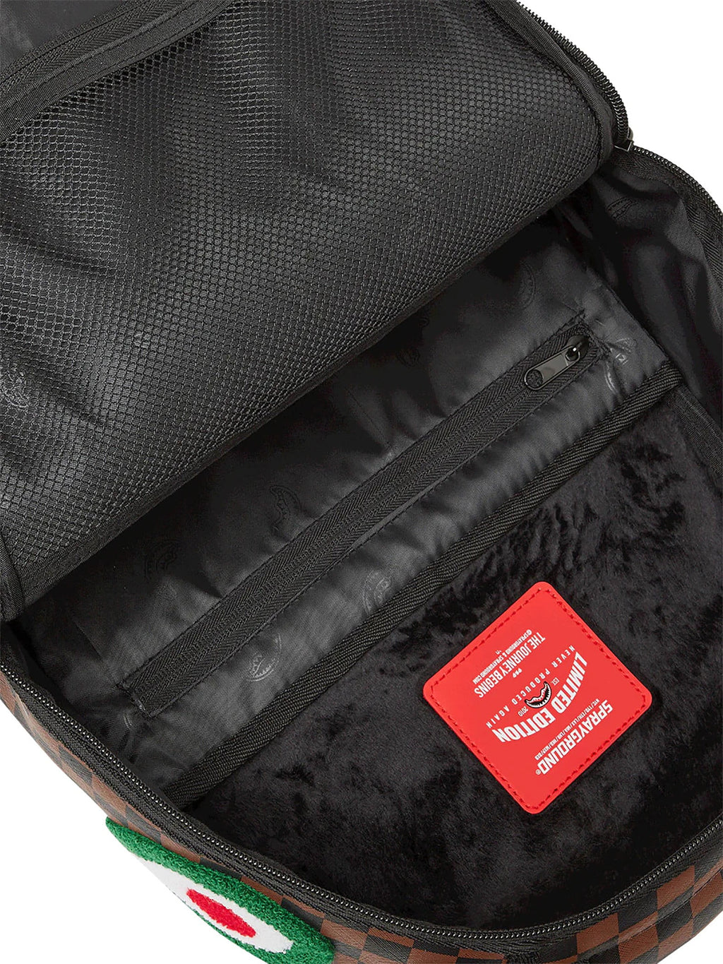 Chenille Backpack Brown k7m