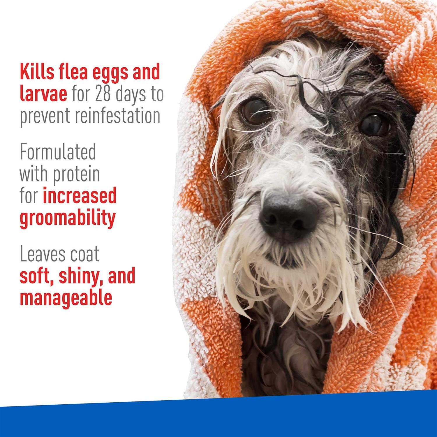 Flea Tick Shampoo for Dogs Cats k7m