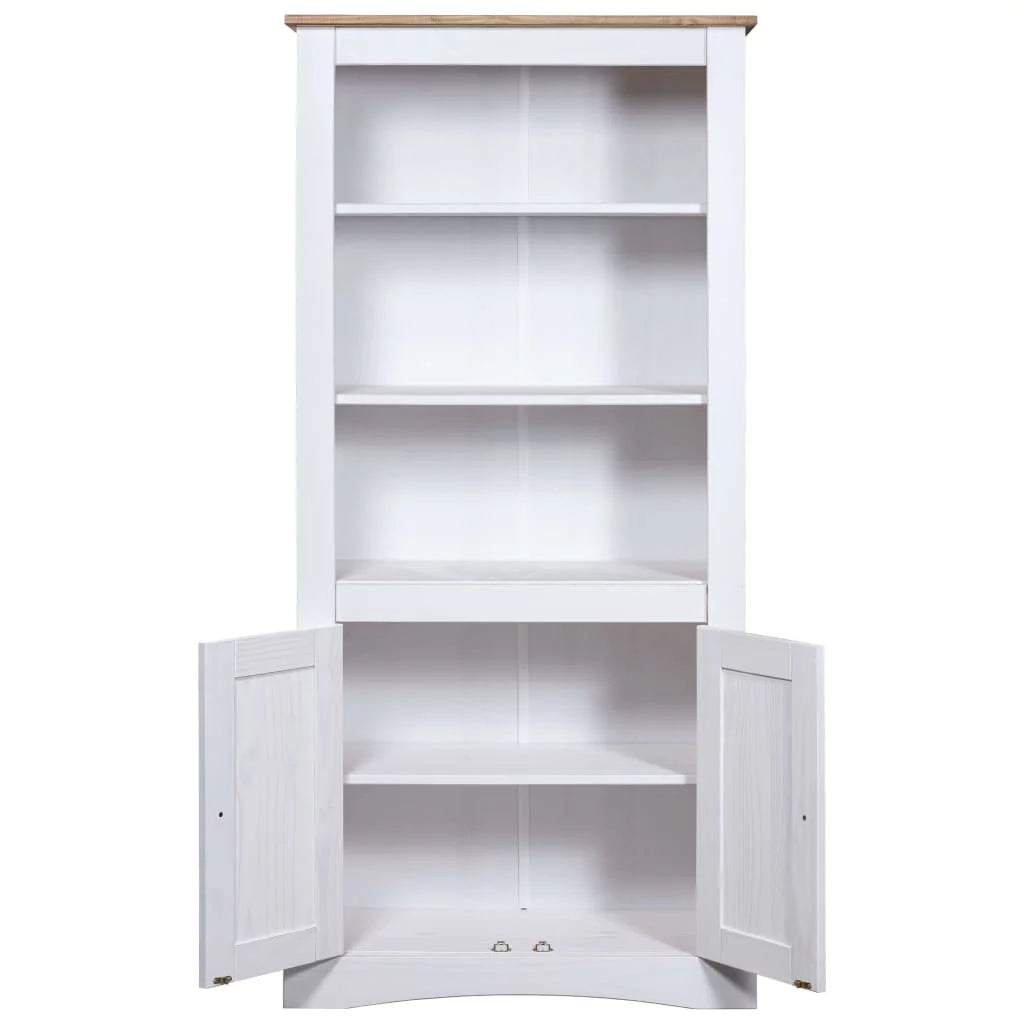 Cupboard Mexican Pine Corona White 31.5x15.7x66.9 a7