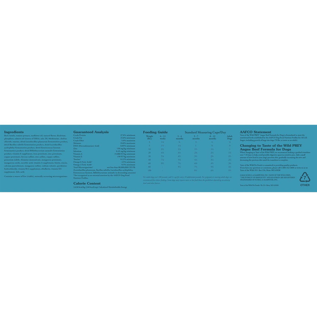 Angus Beef Dog Food k7