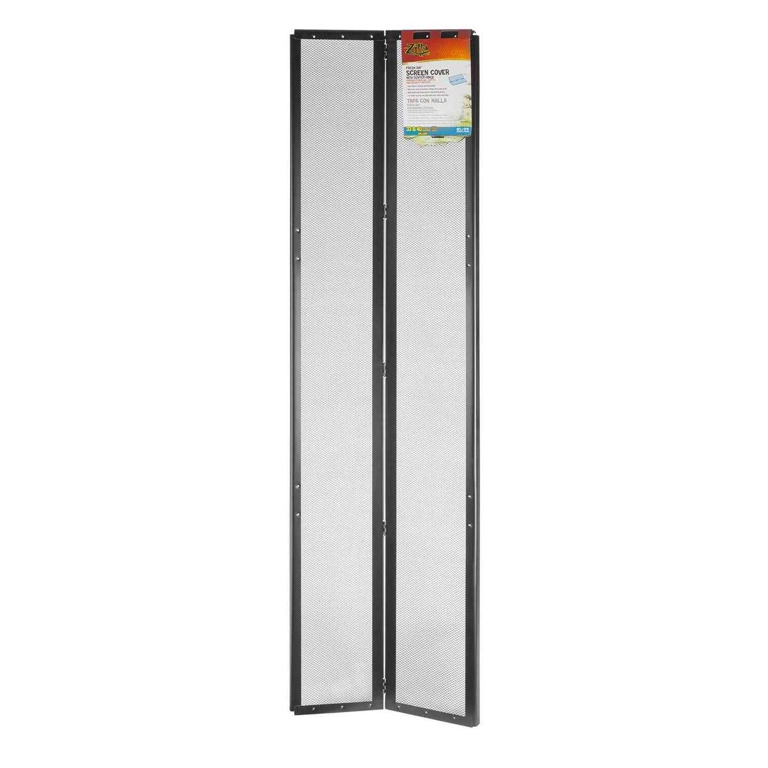 Zilla Fresh Air Screen Cover with Center Hinge - Pet Supplies online store