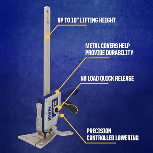 Construction Jack Hand Lifting Tool, 10" Lift, 330 lbs Capacity a7
