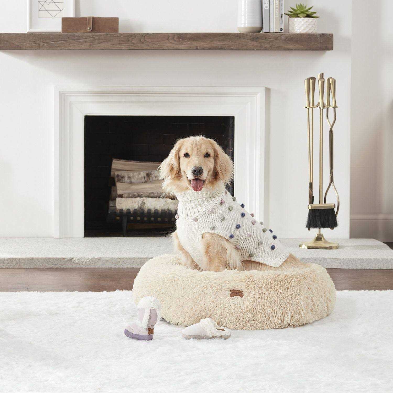 Faux Fur Pet Bed for Dogs and Cats a7