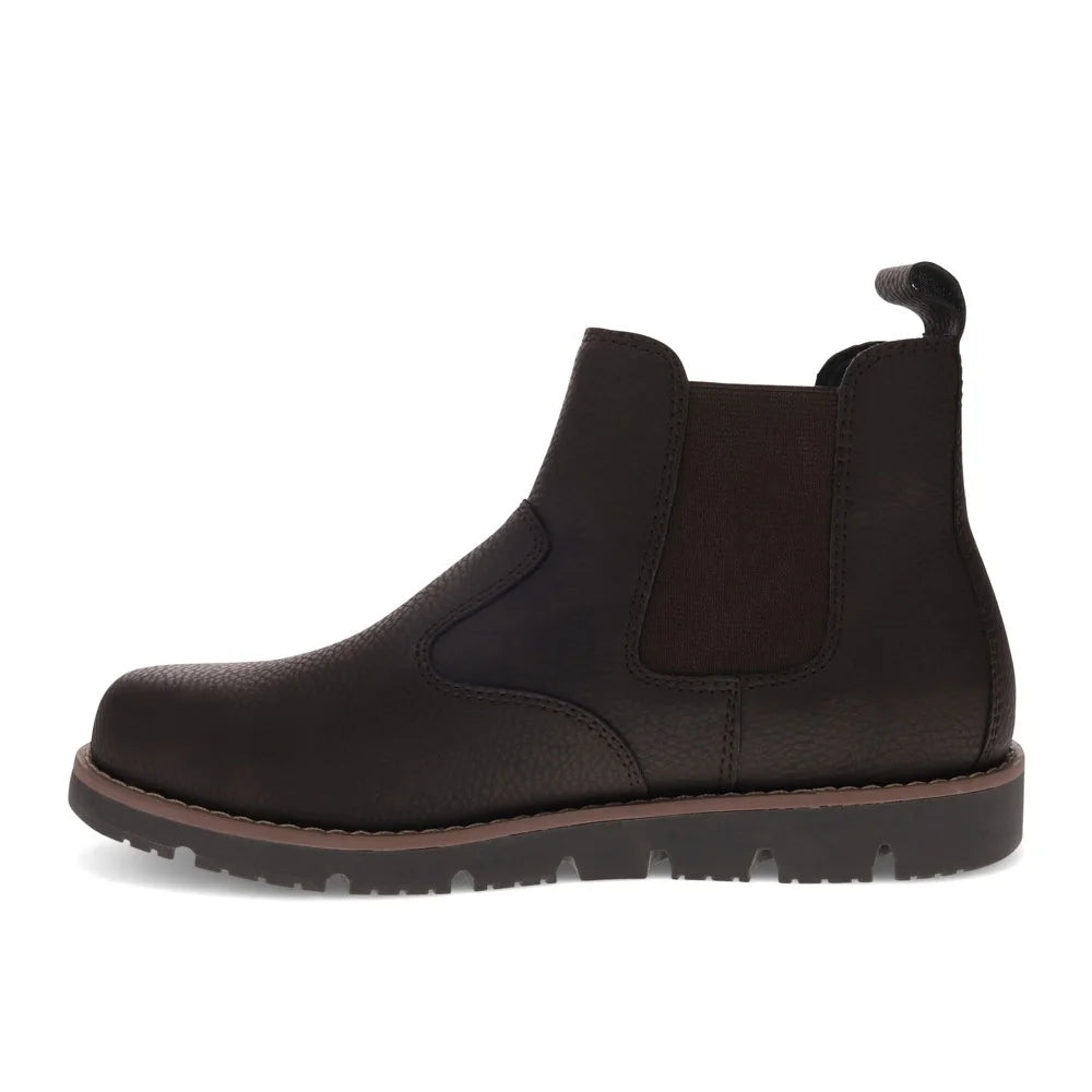 Mens Chelsea Logger Vegan Leather Pull-On Boot k7