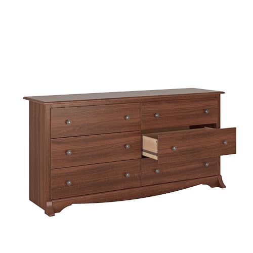Rustic White Double Drawer Dresser and Nightstand Set k7m