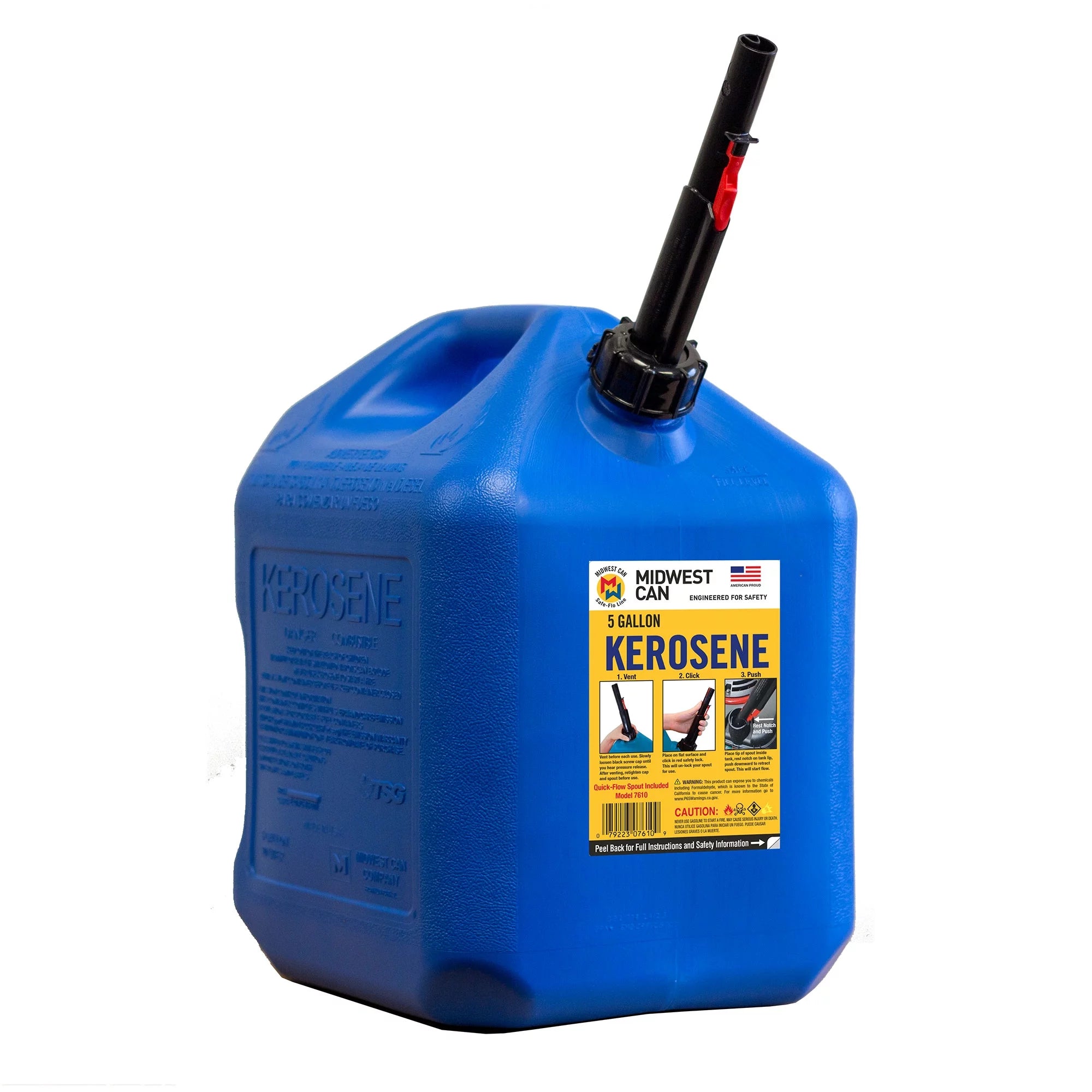 Kerosene Gas Can Container with Spout 4 Pack a7