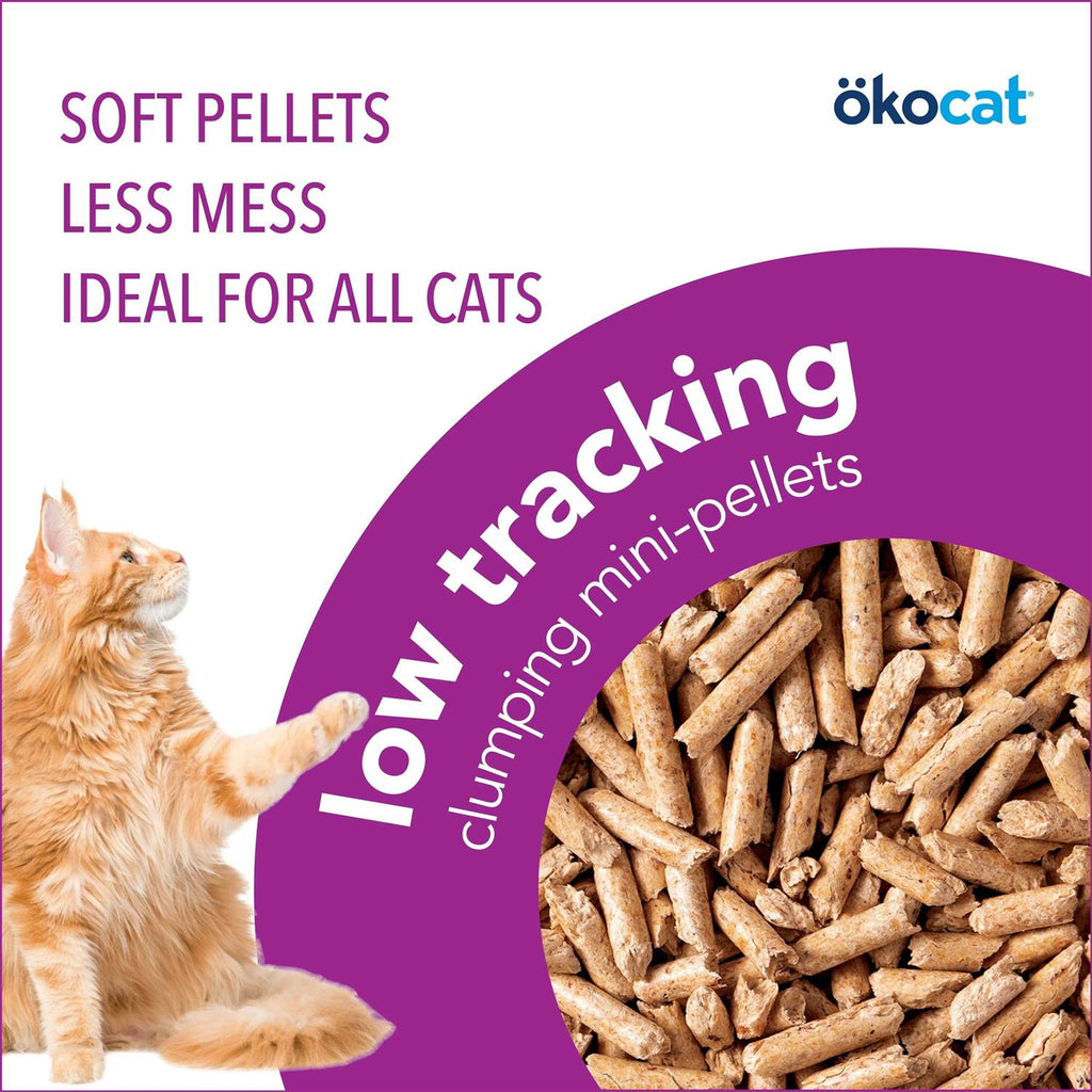 Wood Cat Litter Clumping Mini Pellets Low Tracking a7