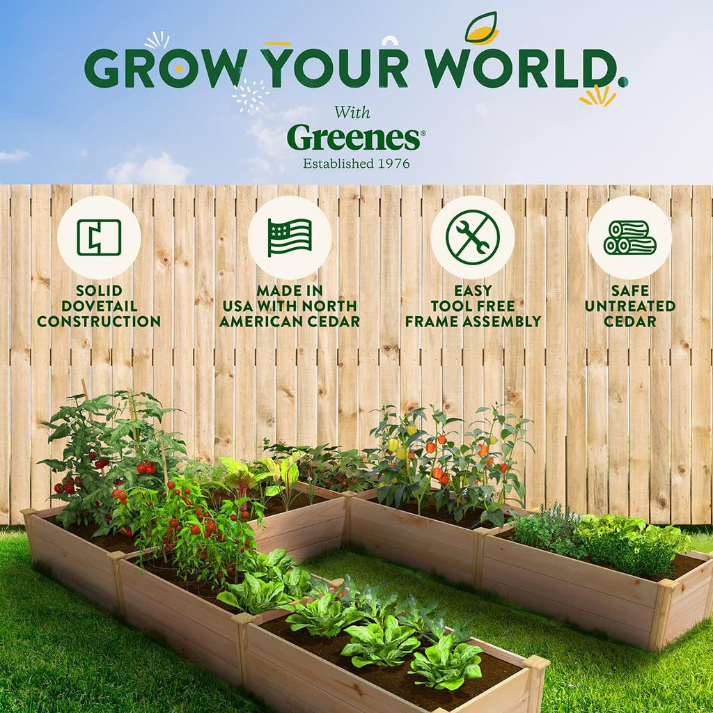Cedar Raised Garden Bed 8x12 ft U-Shaped a7