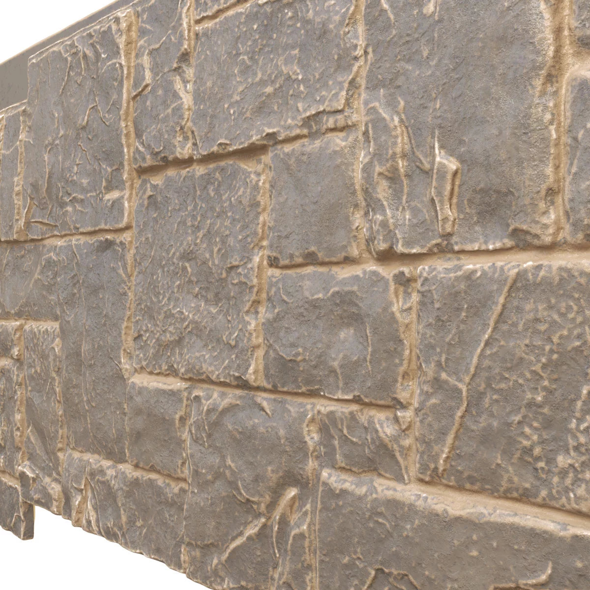 StoneWall Faux Stone Siding Panel 49in x 24in x 1in k7