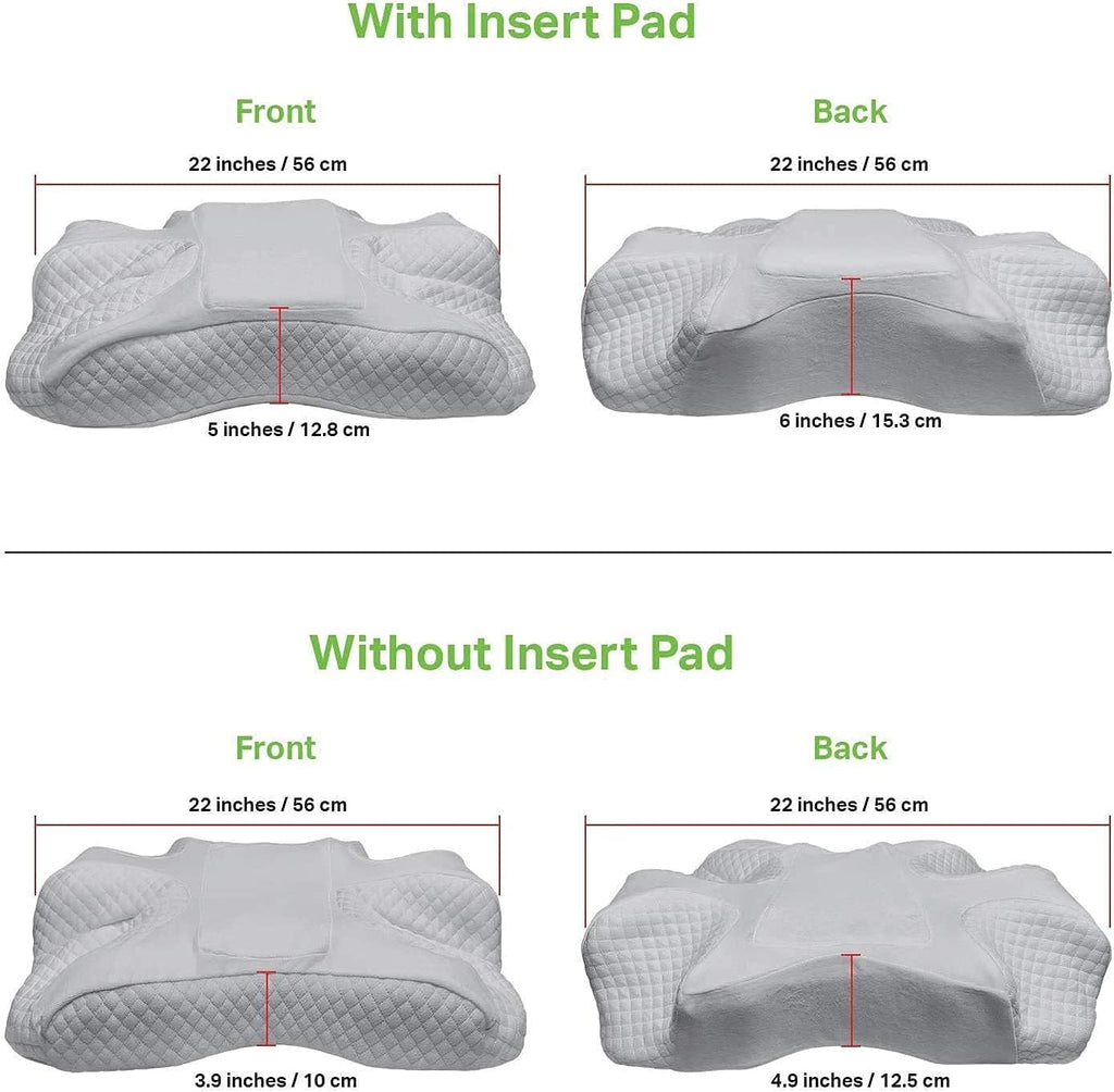 CPAP Pillow Bundle with Cooling Case for Side Sleepers k7m
