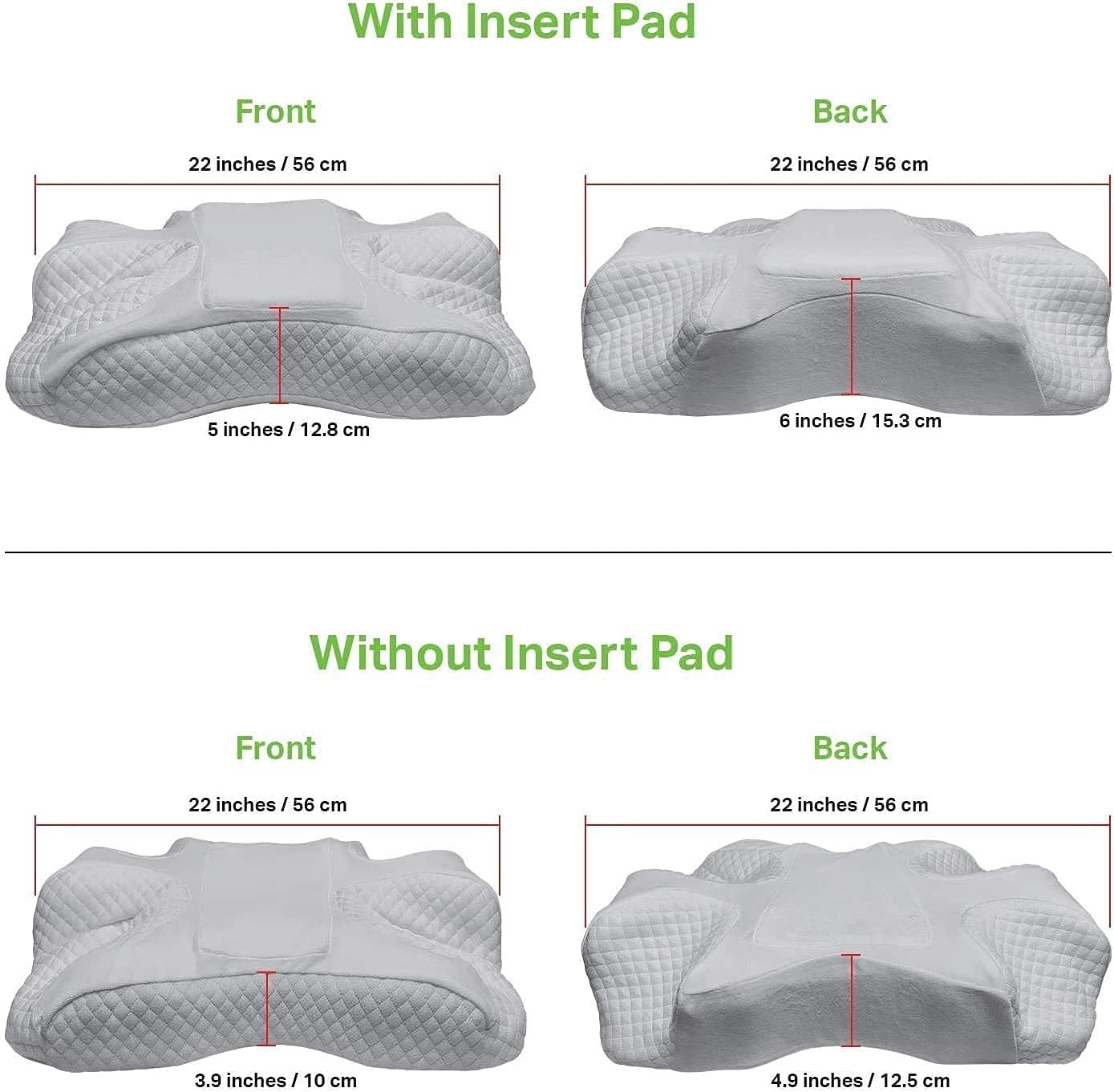 CPAP Pillow Bundle with Cooling Case for Side Sleepers k7m