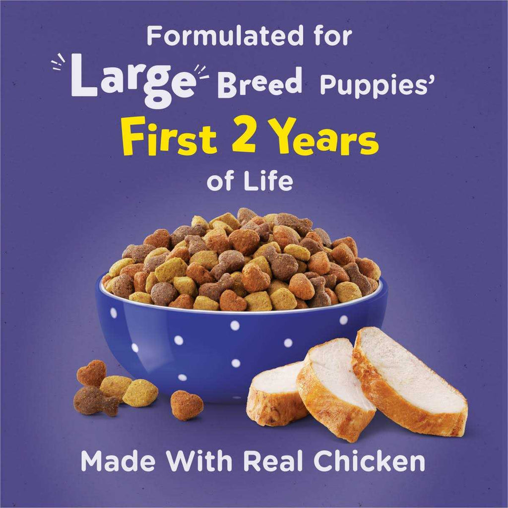 Puppy Chow High Protein Large Breed Dry Food with Real Chicken a7
