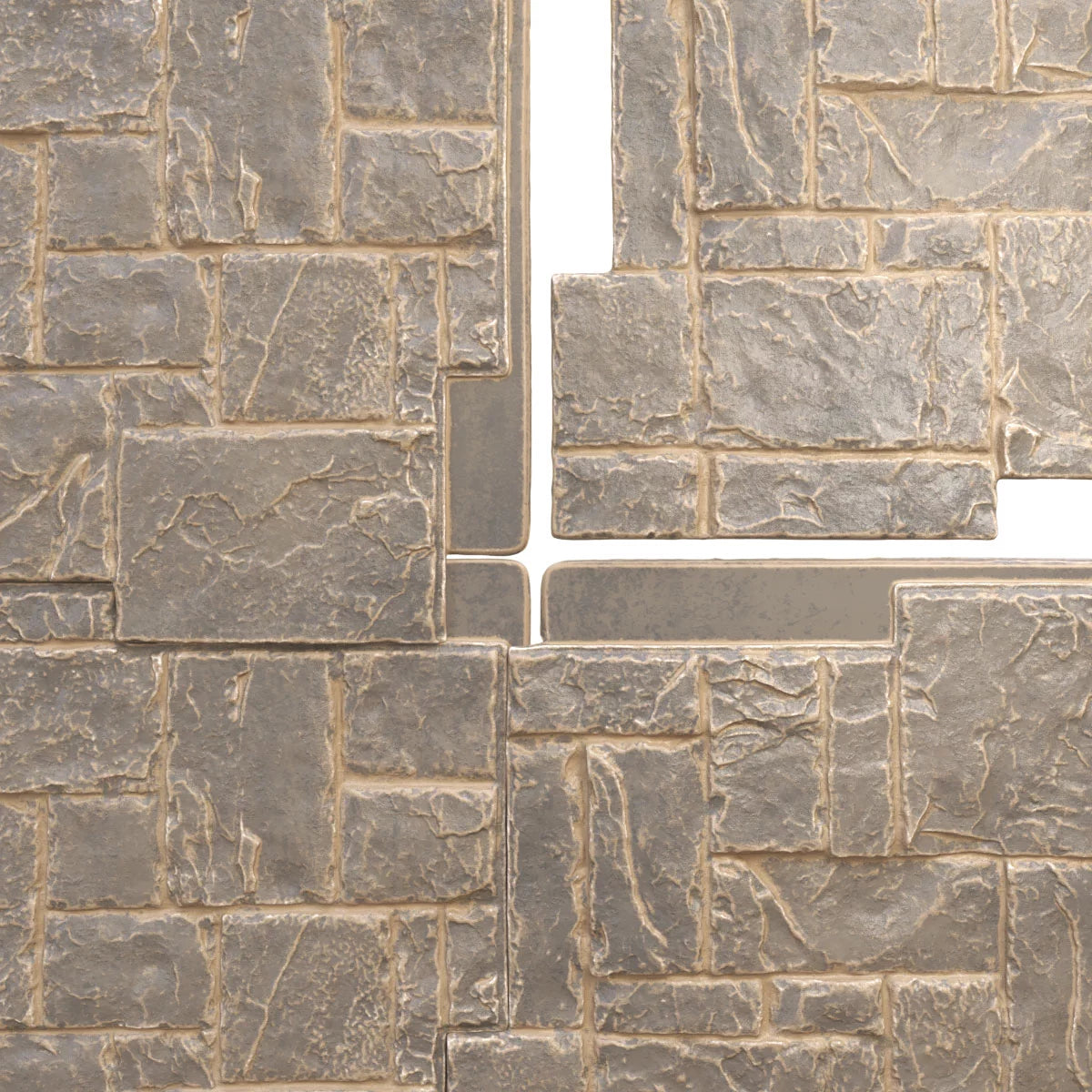 StoneWall Faux Stone Siding Panel 49in x 24in x 1in k7