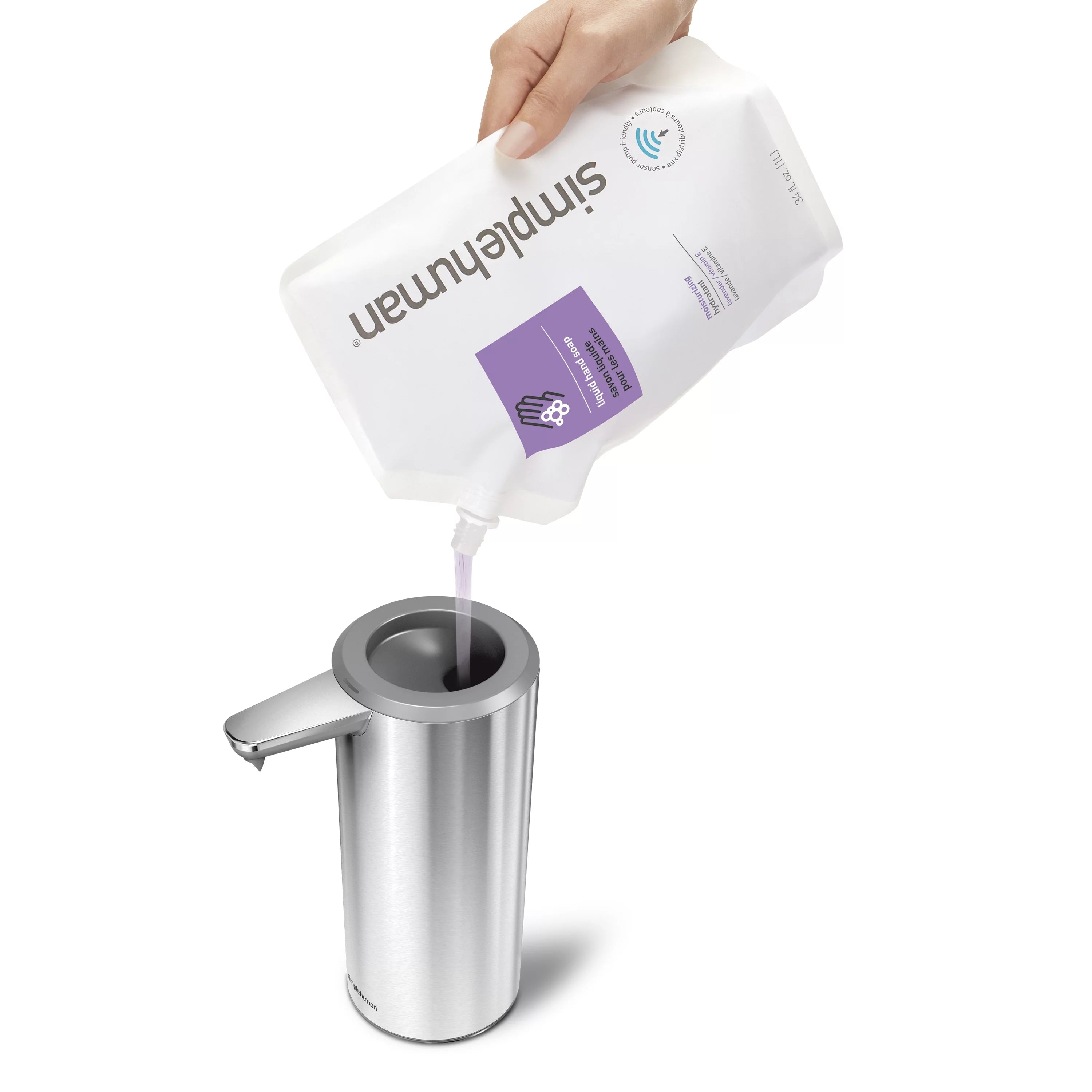 Soap Dispenser Touch-Free Sensor Rechargeable a7