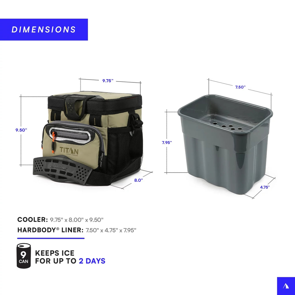 Cooler 9 Can 6 Quart Zipperless Hardbody A7