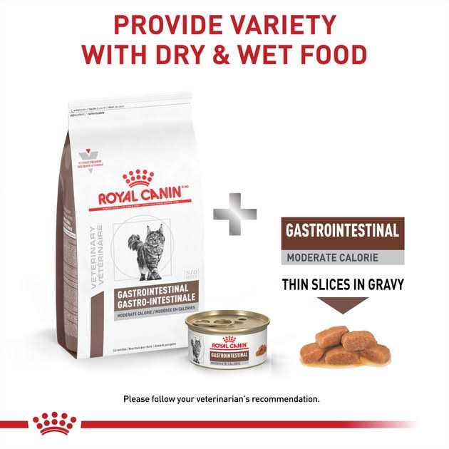 Gastrointestinal Moderate Calorie Dry Cat Food k7m