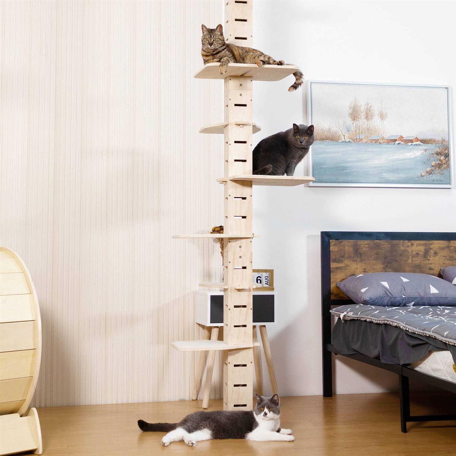 Cat Tree Floor-to-Ceiling 114in a7