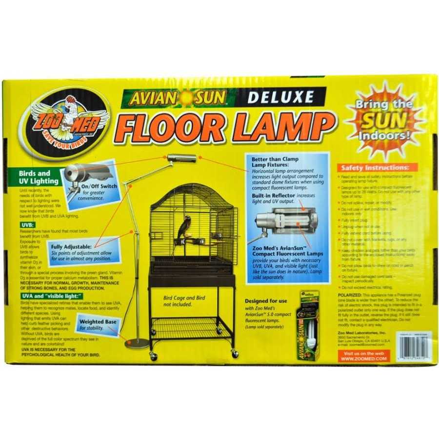 Avian Sun Deluxe Floor Lamp for Birds a7