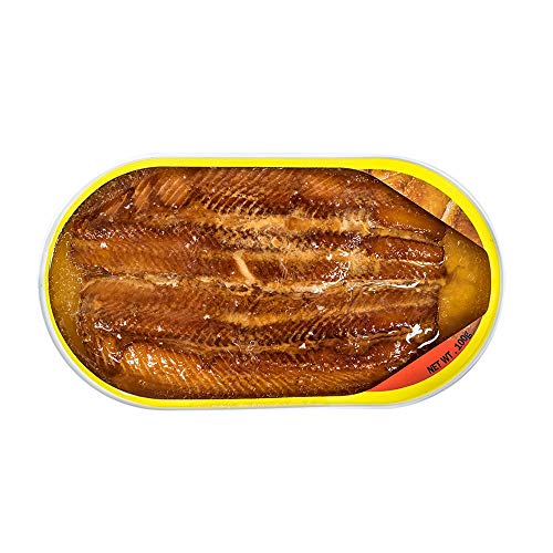 Smoked Herring Kipper Snacks 3.53 oz Pack of 12 A7k