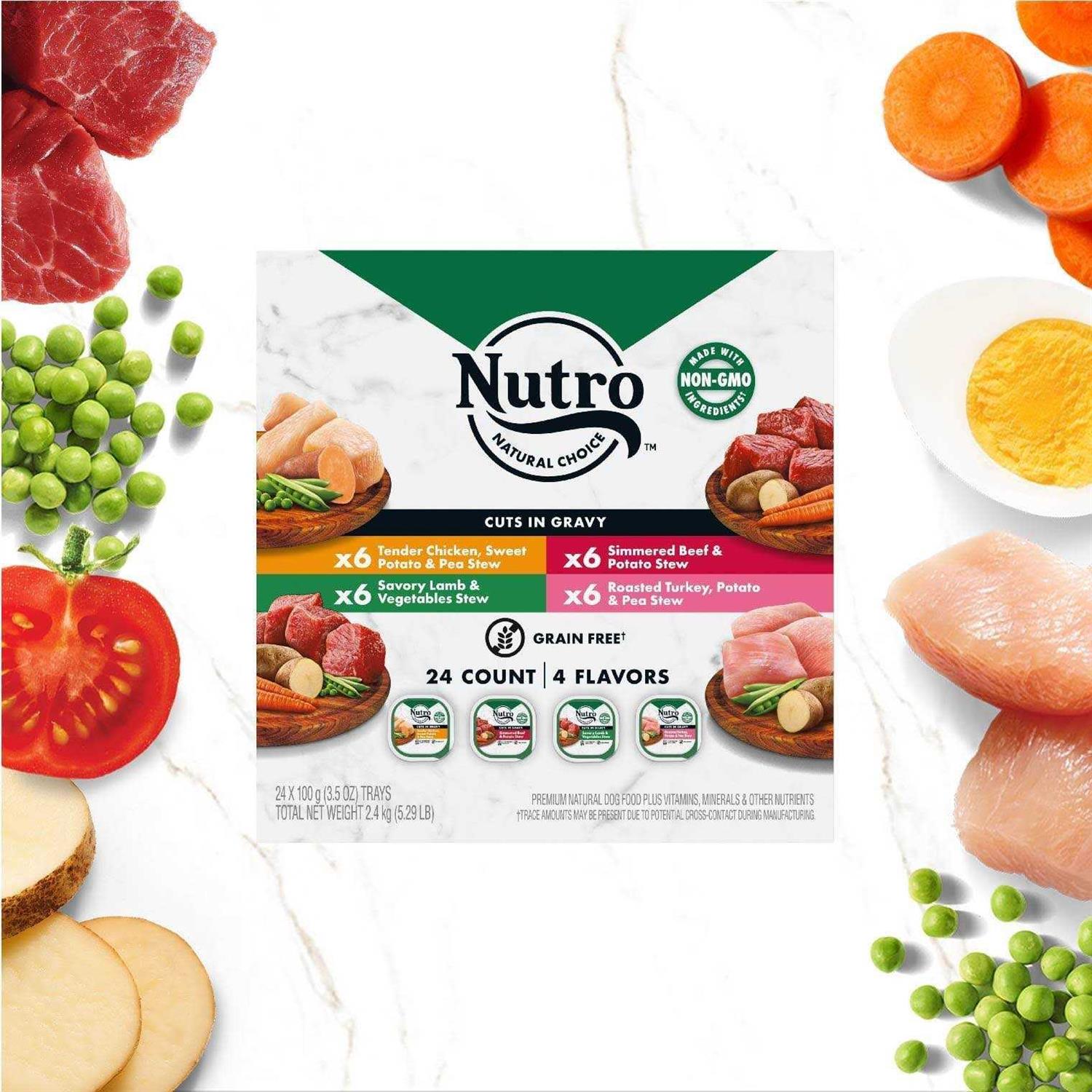 Grain Free Cuts in Gravy Wet Dog Food Variety Pack a7