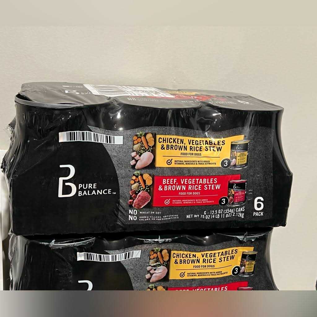 Beef Stew and Chicken Stew Wet Dog Food Variety Pack k7m