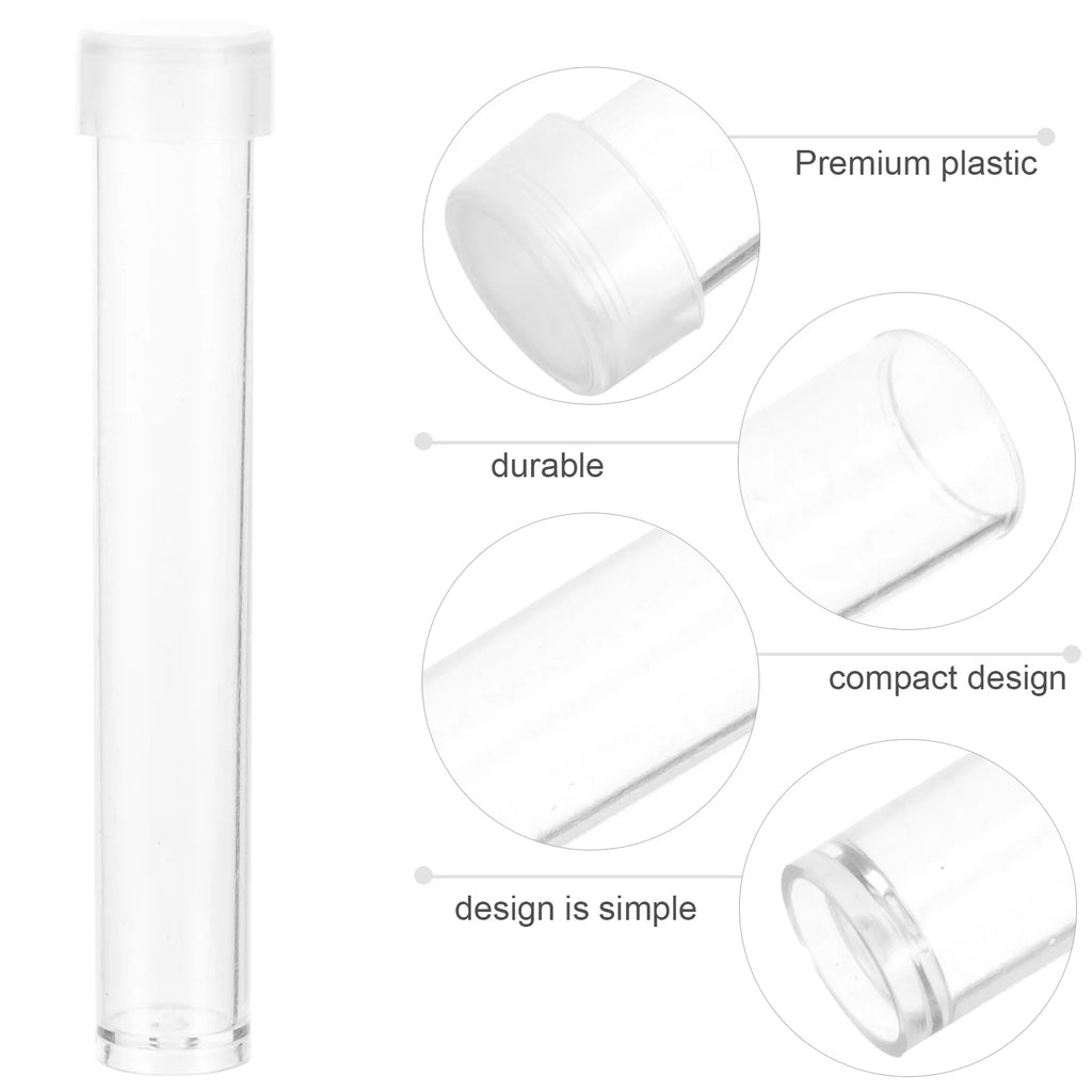 Clear Storage Bins Plastic Transparent Tube a7