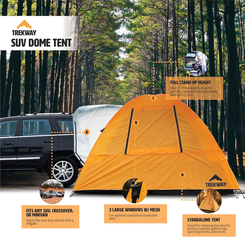 Waterproof Instant Camping Tent for SUV 9x9 ft k7