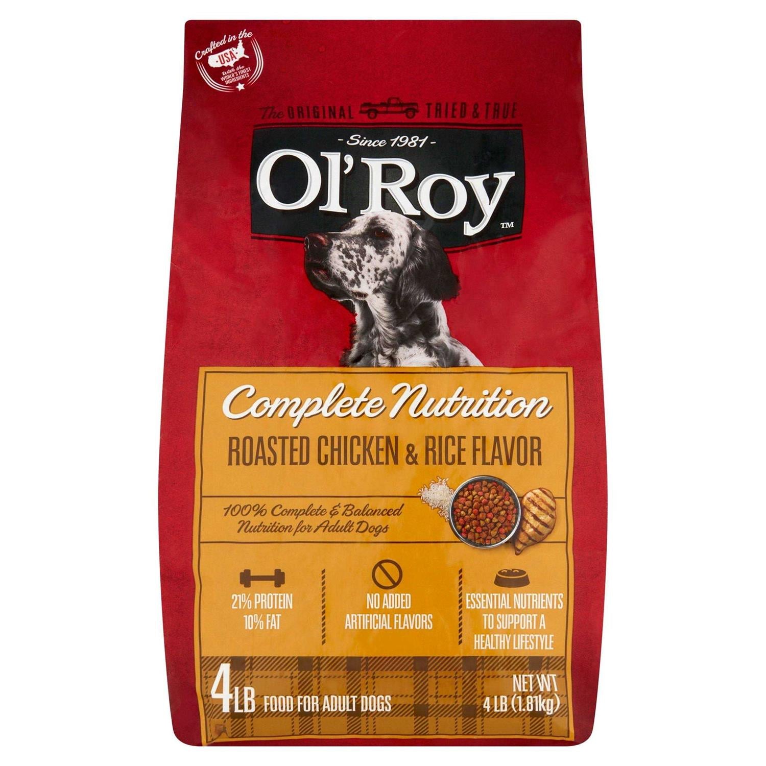 Ol' Roy Complete Nutrition Roasted Chicken &amp; Rice Flavor Dry Dog Food - Pet Supplies online store