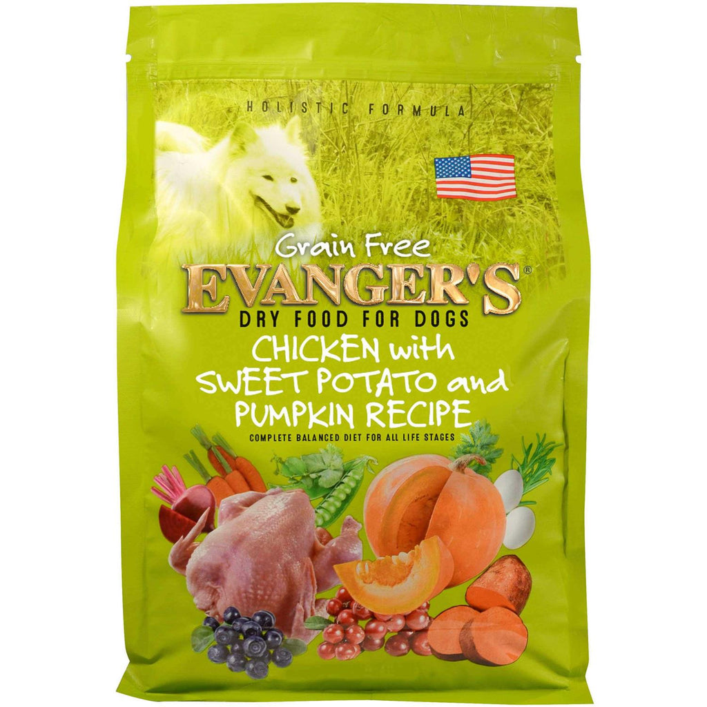 Evanger's Chicken Sweet Potato &amp; Pumpkin Grain Free Dry Dog Food - Pet Supplies online store