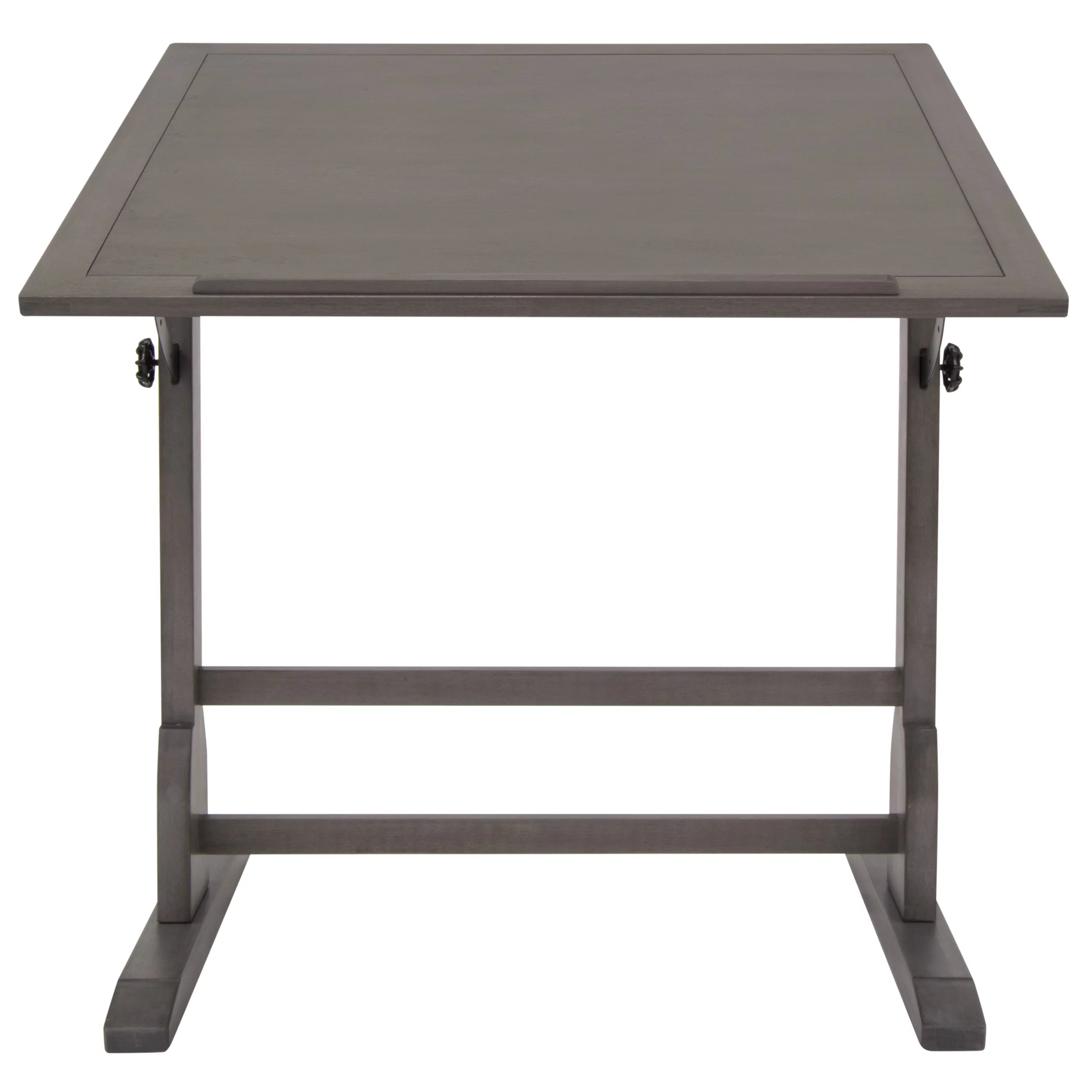 Solid Wood Drawing Table with Adjustable Top k7m
