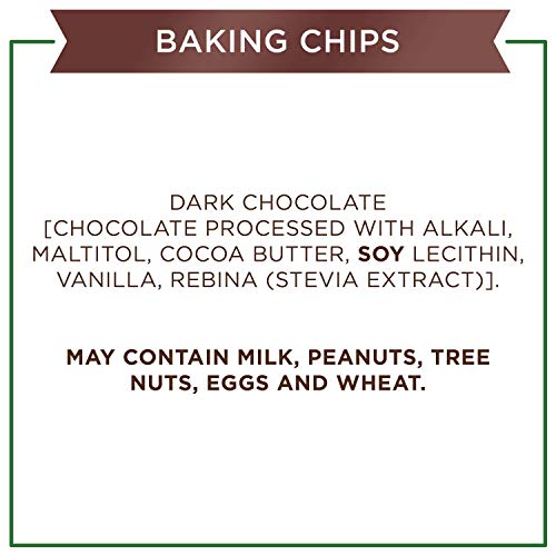 Sugar Free Dark Chocolate Baking Chips 8oz a7