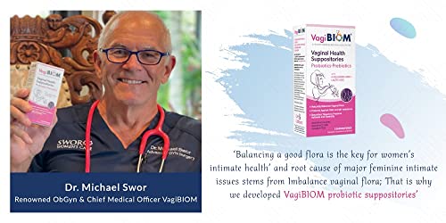 Probiotic Suppository for Vaginal pH Balance 30 Count k7