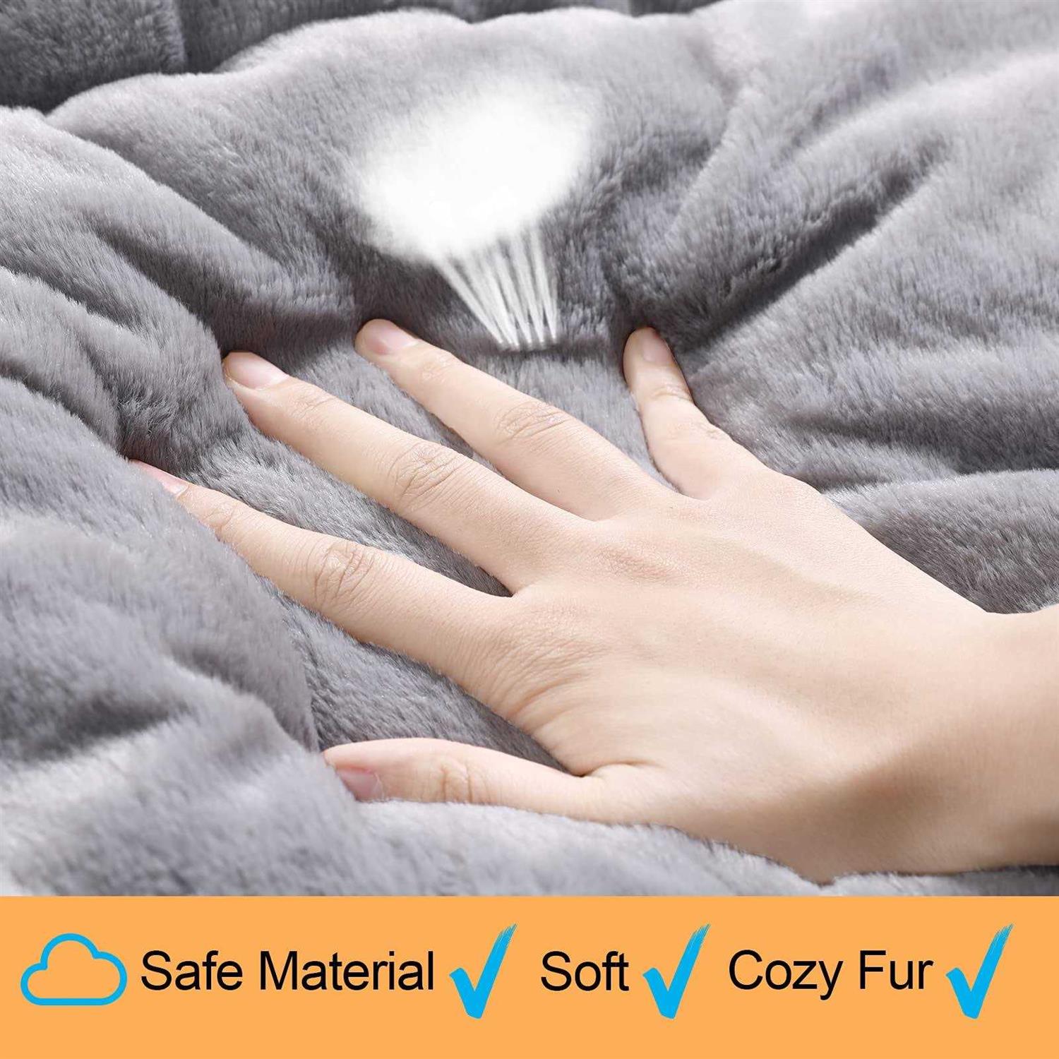 Dog Crate Pad Ultra Soft Washable Anti-Slip Sleeping Mat k7p