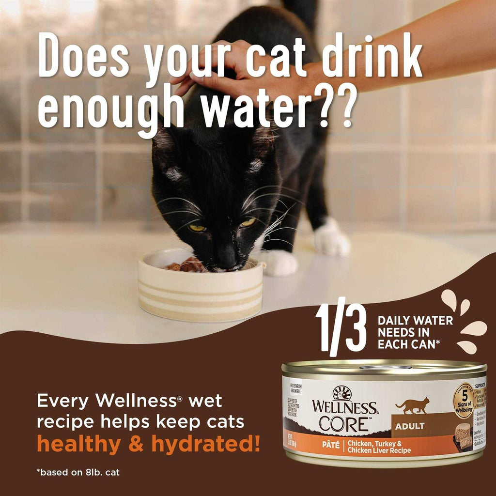 Grain-Free Chicken Turkey & Liver Pate Canned Cat Food k7