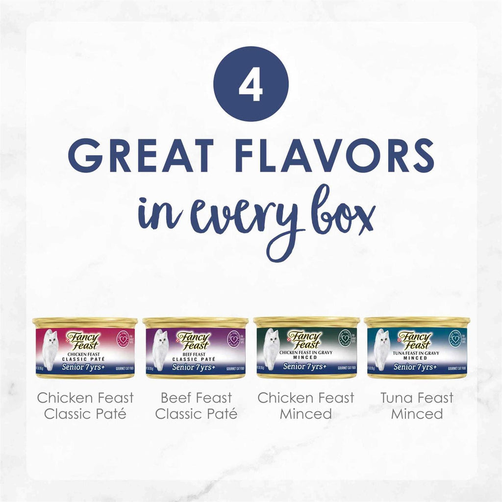 Senior Wet Cat Food Variety Pack k7m