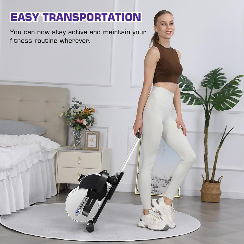 Under Desk Elliptical Pedal Exerciser with Remote and App Control, LCD Display a7