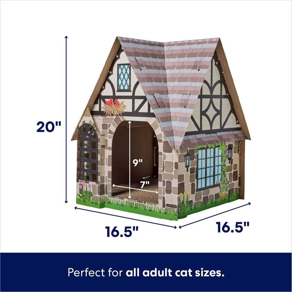 Cat House Cardboard Playhouse k7m