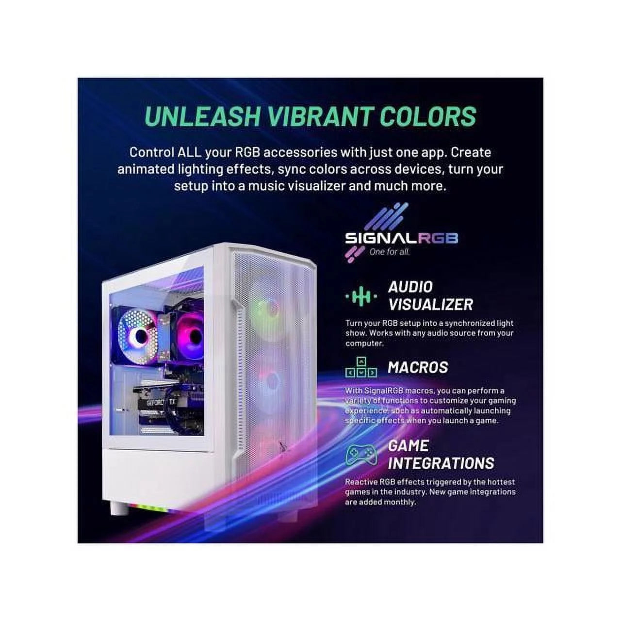 Gaming PC Desktop Intel Core i5 RTX 4060 1TB SSD 16GB RAM k7