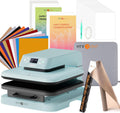 HTVRONT Auto Heat Press Machine for T Shirts 15 x 15 & Heat Press Accessories 52 Pcs & Teflon Sheets for Heat Press 12" x 8 FT