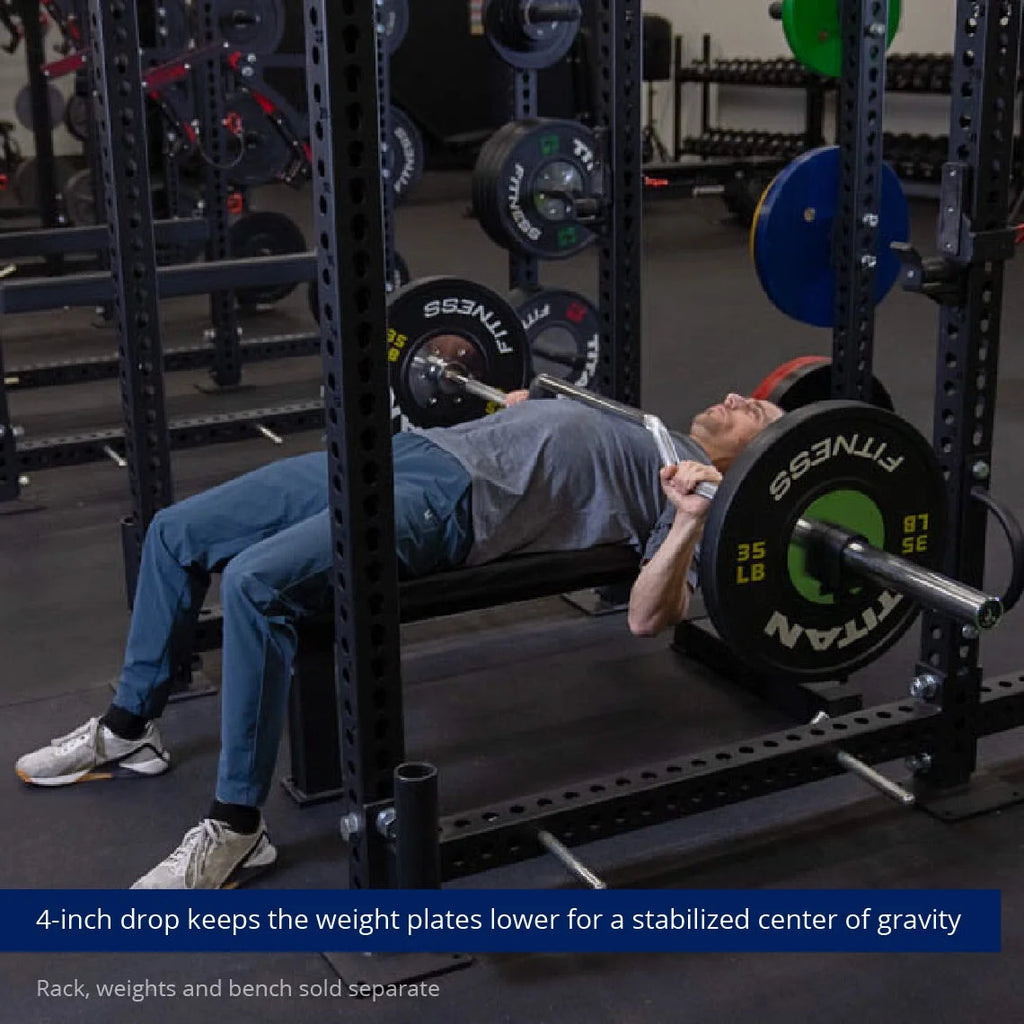 Cambered Olympic Bench Press Bar 600 LB Chrome a7