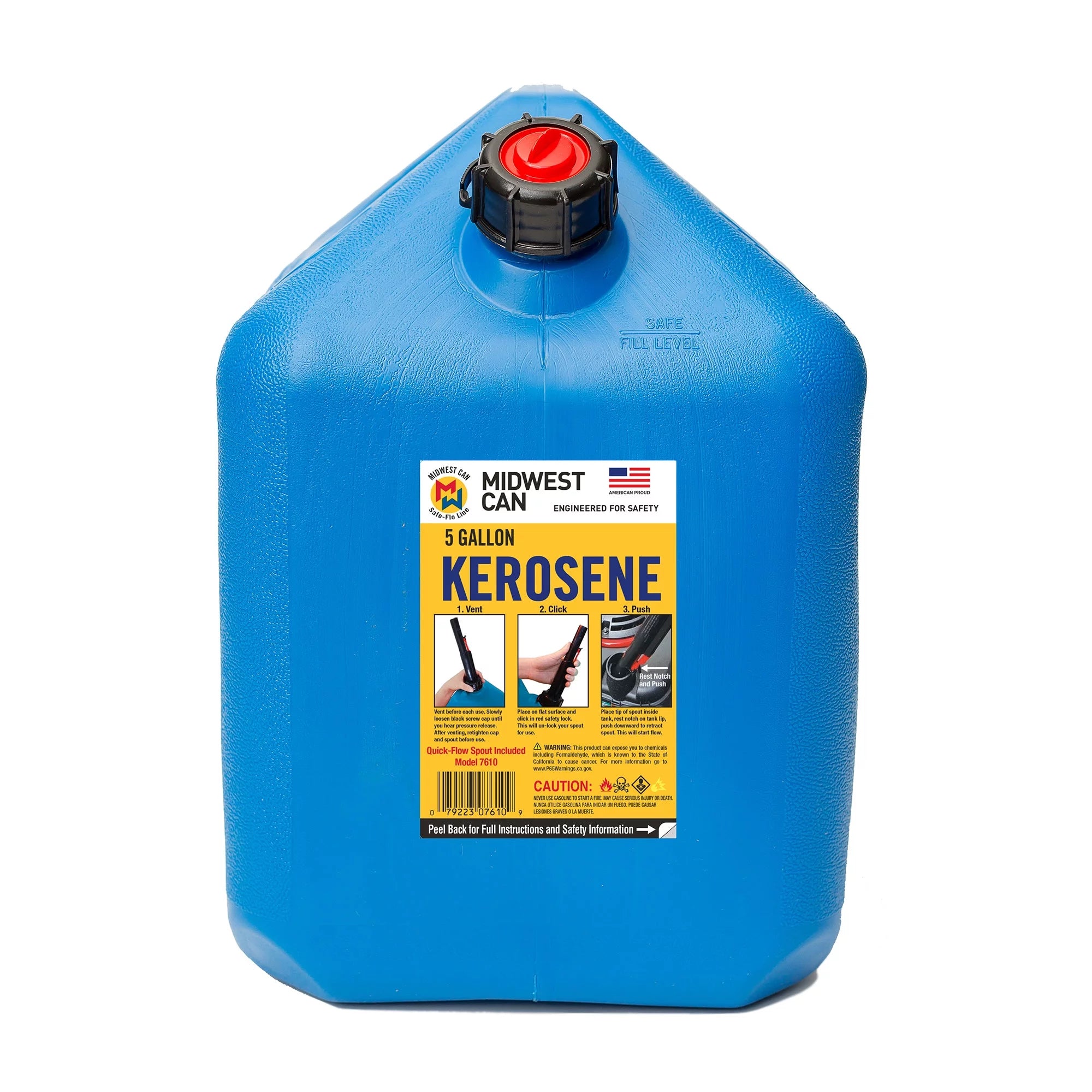Kerosene Gas Can Container with Spout 4 Pack a7