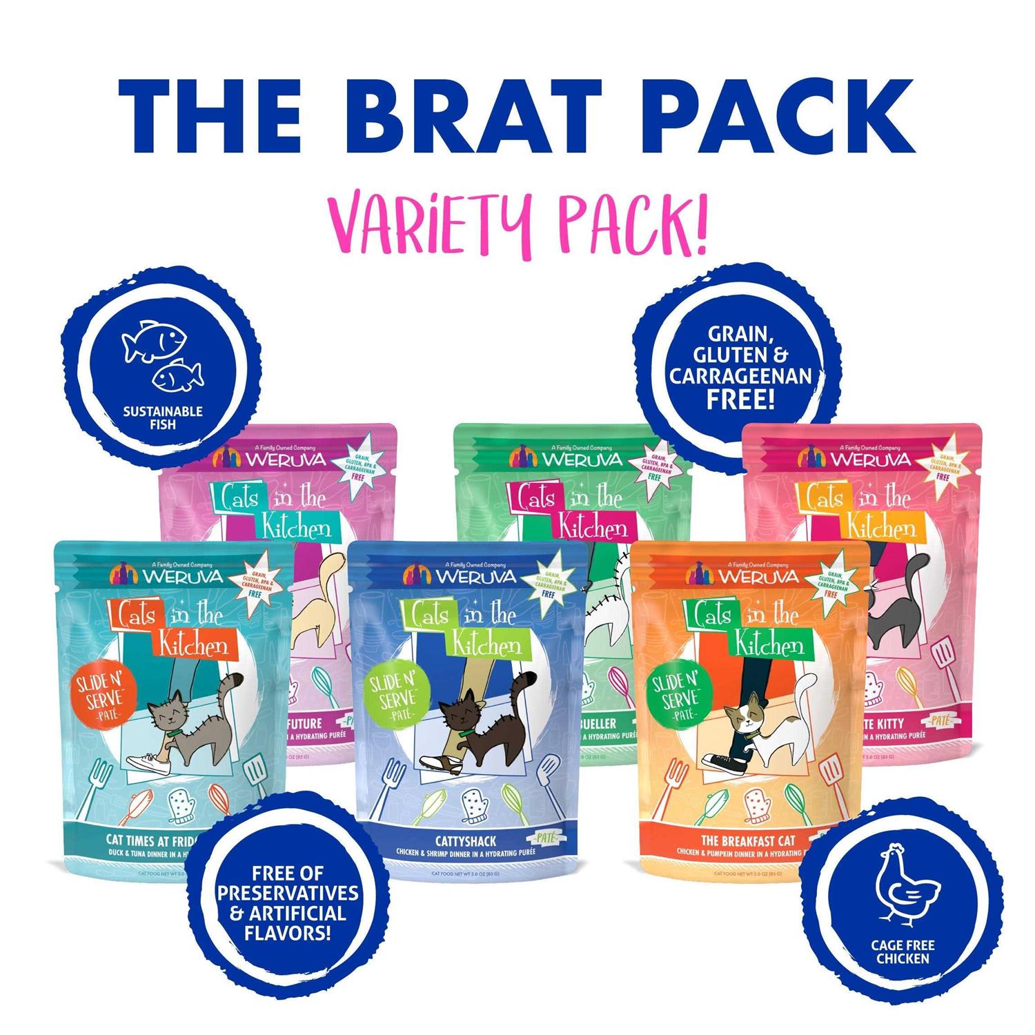 Cat Food Pouches Variety Pack k7