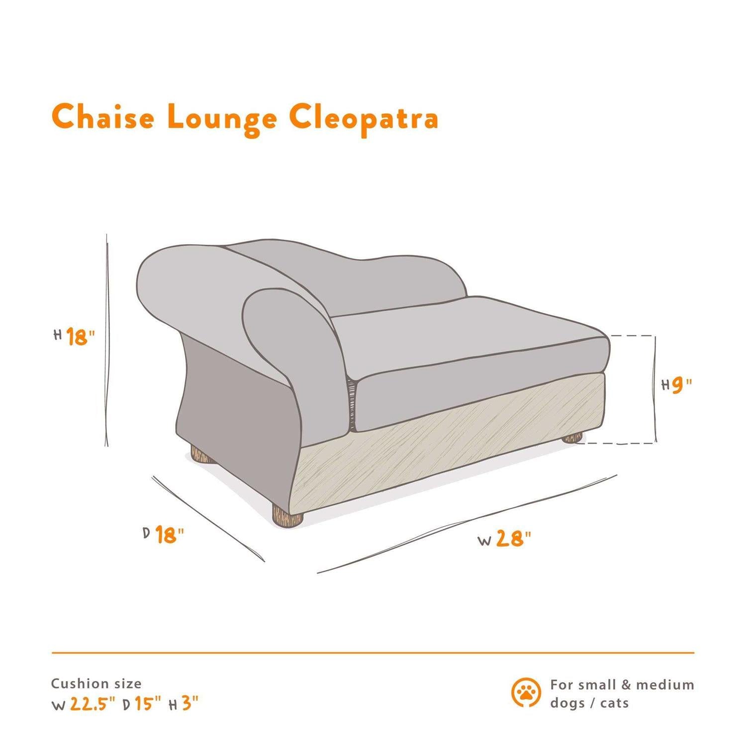Pet Chaise Lounge Bed k7m