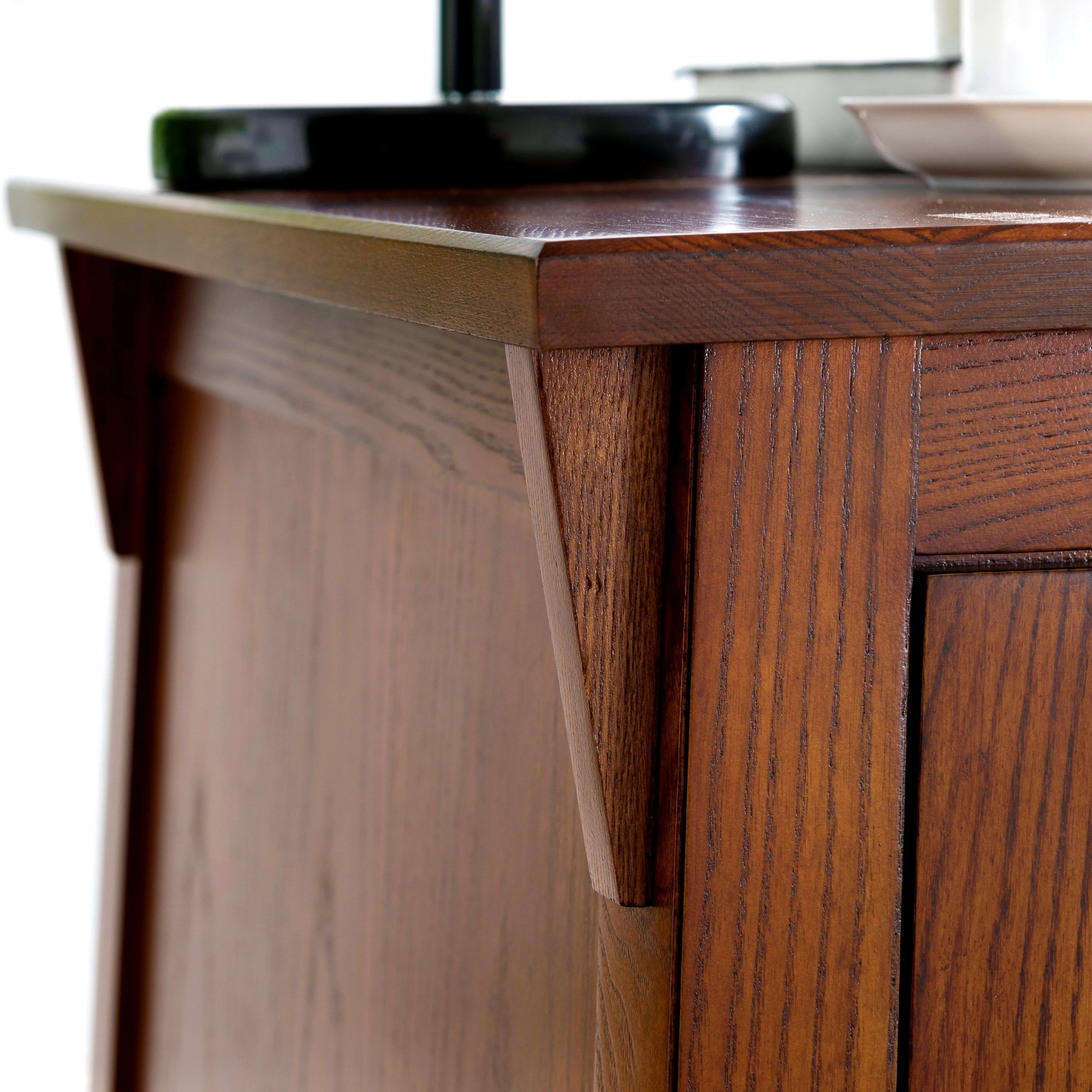 Solid Wood End Table with Storage Shelf for Living Room Bedroom Printer Stand k7m